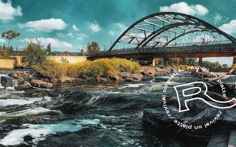 a bridge over a river
