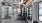 Fitness equipment overlooking windows