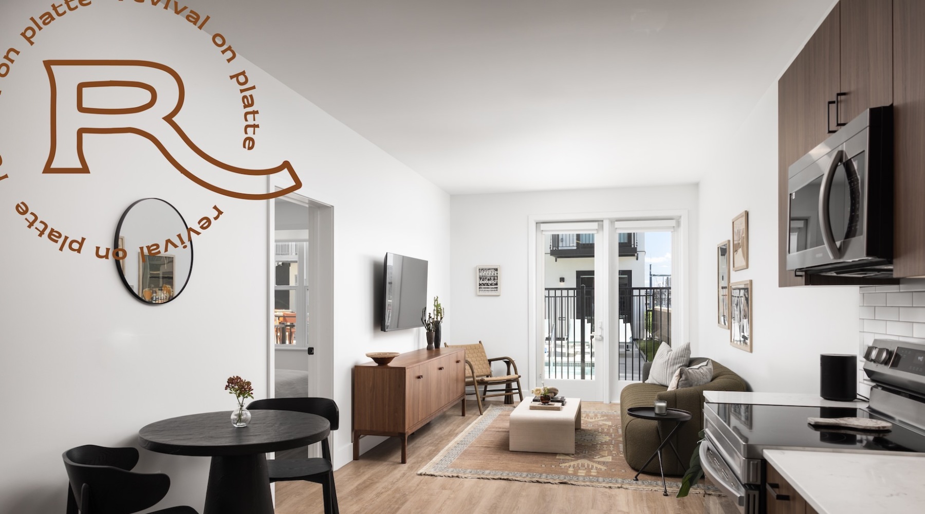 living room with bright windows living room with bright windows