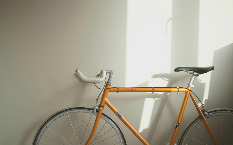Find your perfect fit at Revival on Platte a bicycle parked in a room