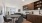 a kitchen with a dining table and chairs